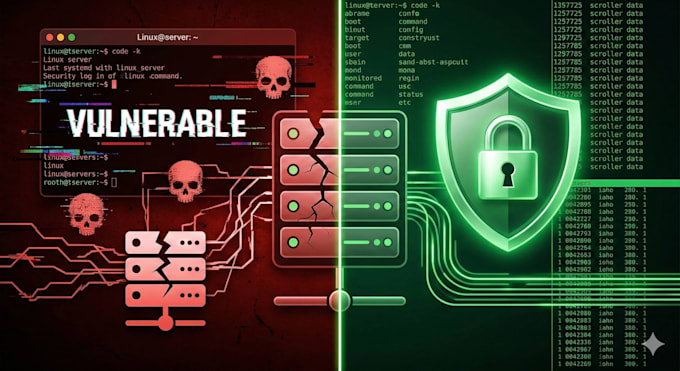 perform linux vps security hardening and server protection