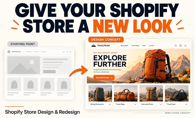 do professional shopify store design and setup
