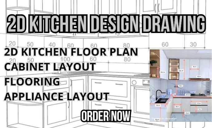 design a complete 2d kitchen drawing kitchen plan cabinet layout interior design