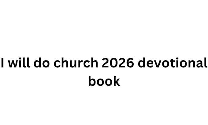do book devotional for church and bible study