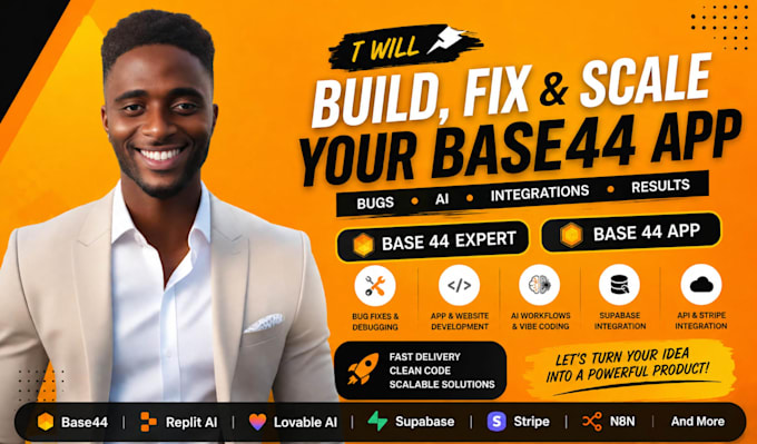 base44 expert base44 bug fix base44 integration lovable ai replit
