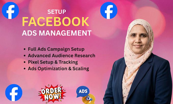 Create and manage high converting facebook ads by Lipipopy | Fiverr