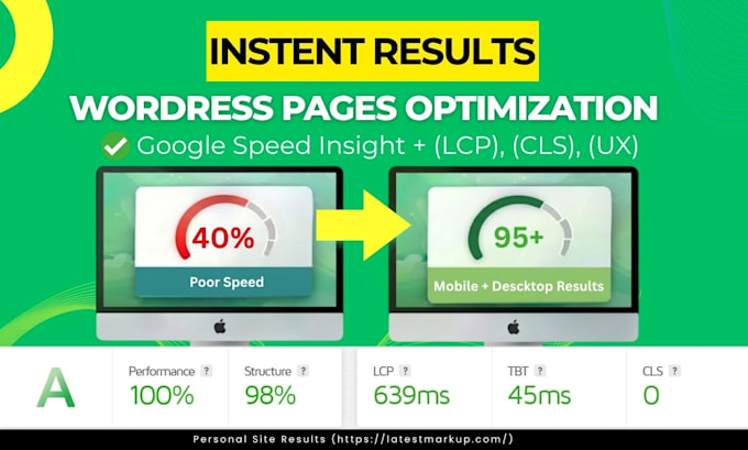 optimize wordpress speed to fix core web vitals