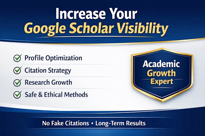 optimize your google scholar profile and increase research visibility