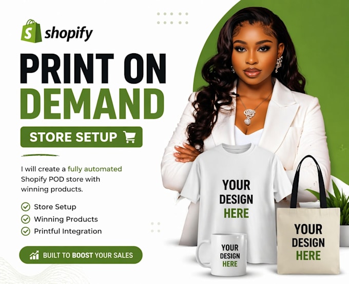 set up print on demand shopify store, shopfy print on demand