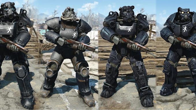 create custom armor weapons or character for skyrim fallout 4 resident evil