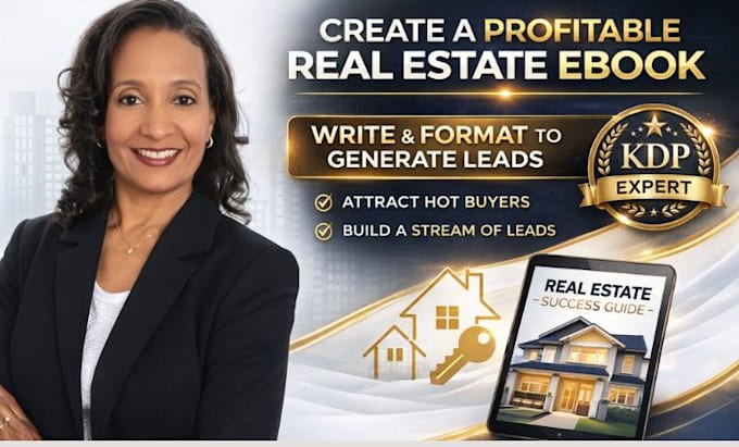 write and format a real estate ebook for lead generation