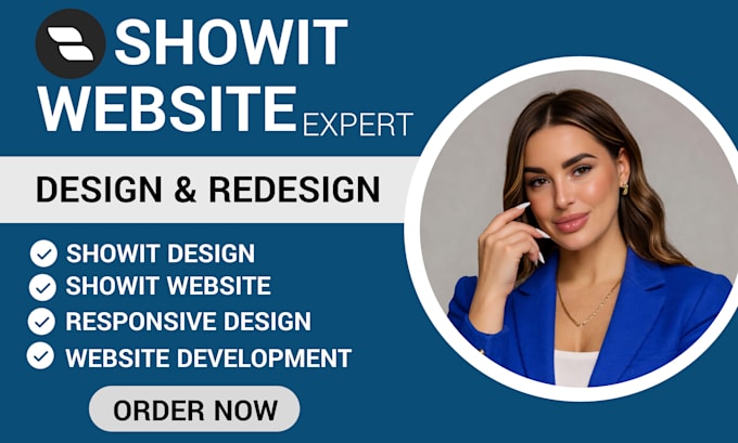 design and redesign showit customize showit template website