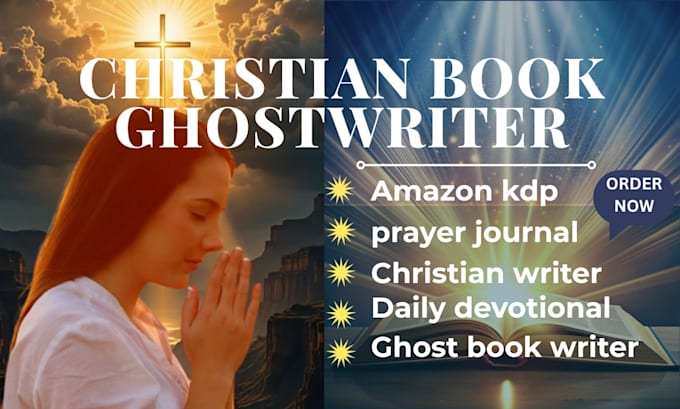 write your christian devotional, prayer journal, or faith based ebook