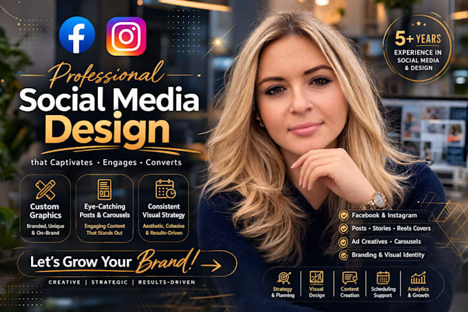 Design social media posts for your brand by Sevas_2026 | Fiverr
