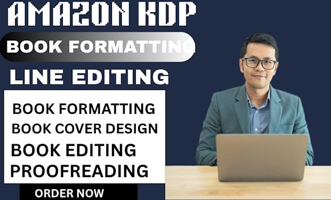 do book formatting, layout design, kindle ebook formatting