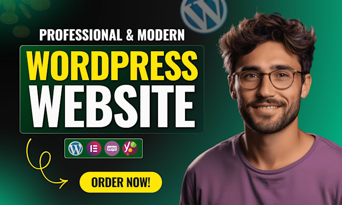 do wordpress website development, design or redesign wordpres business website