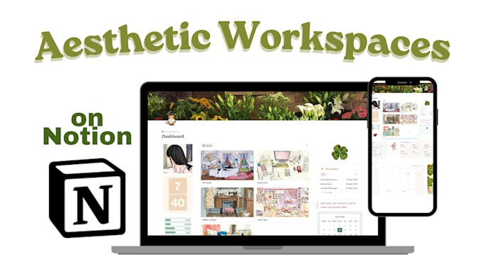 create aesthetic notion workspaces