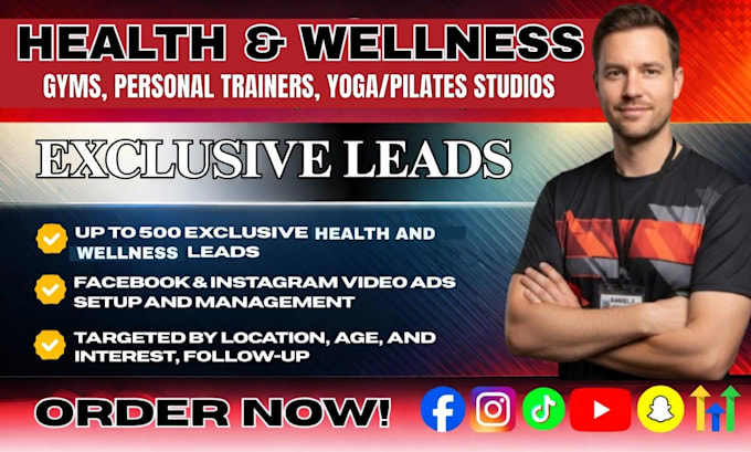 generate high quality fitness and weight loss leads using facebook or insta ads