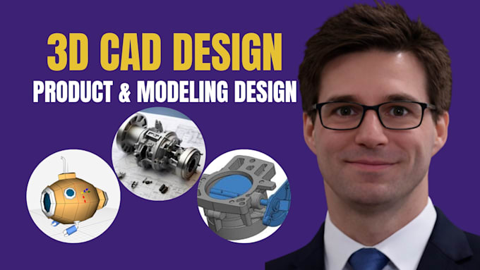 Do 3d cad design 3d product design 3d models in solidworks and 3d ...
