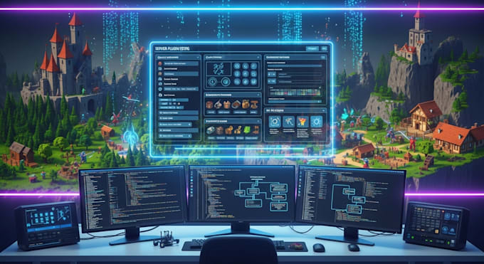 create custom minecraft and hytale server plugins with rpg survival features