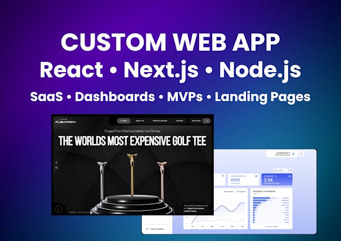 build a custom full stack web app with react and nodejs