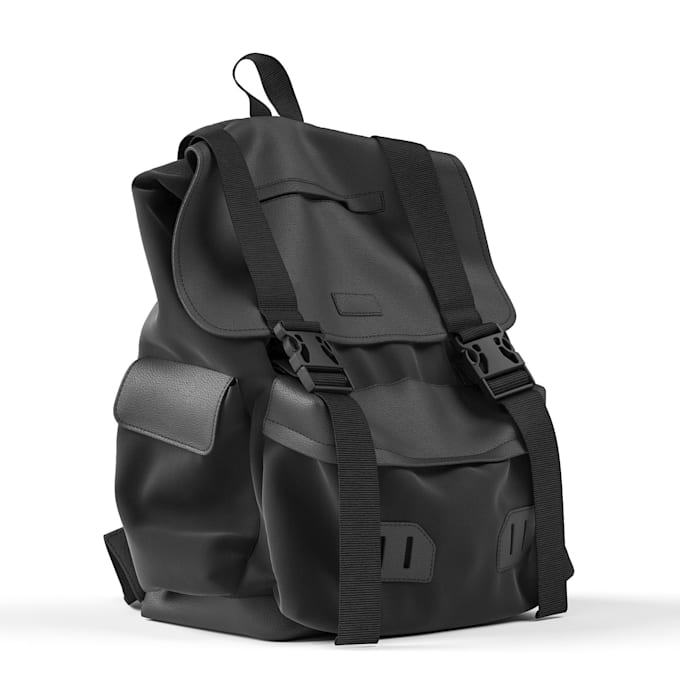 create realistic 3d bag, backpack and handbag designs