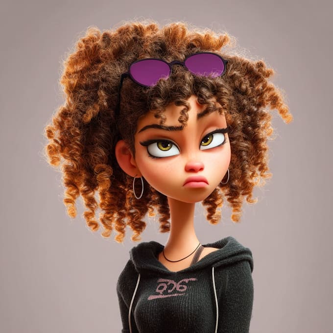make with cartoon art style illustration