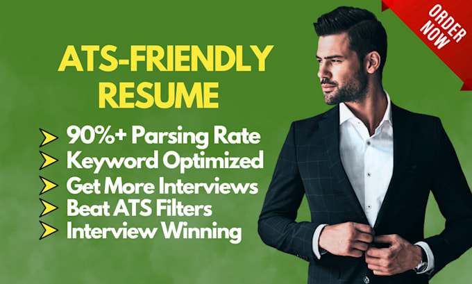 create an ats friendly resume with 90 ats score,linkedin profiles