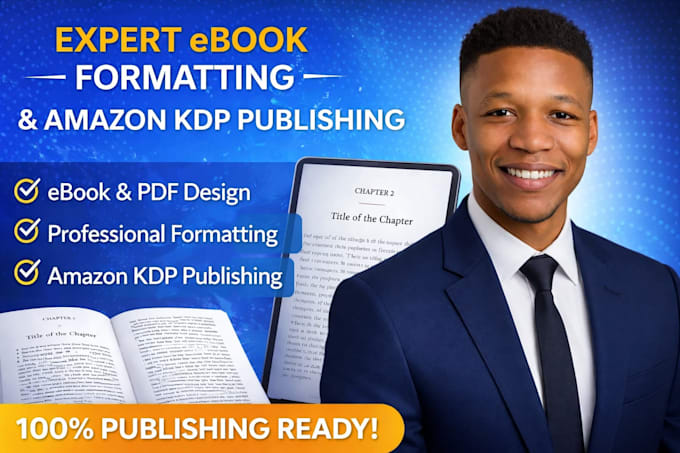 formart ebook , papper back ,book formatting, book layout design kindle ebook