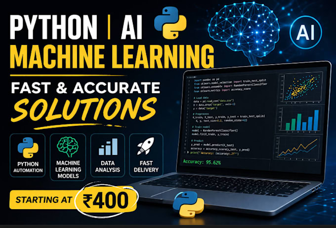 build python automation scripts and machine learning models