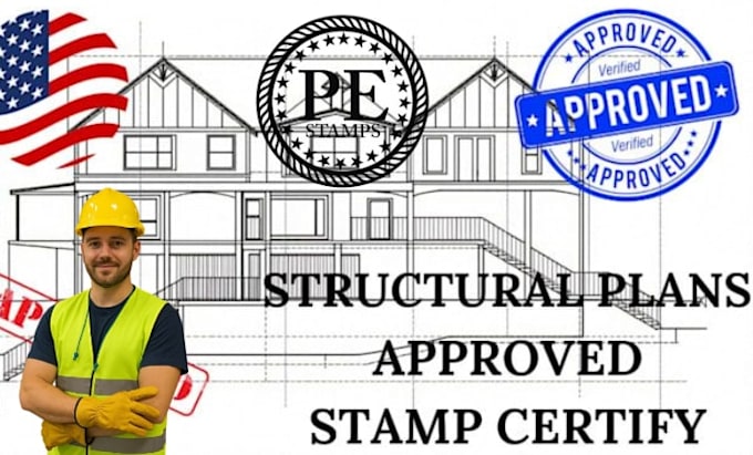 Licensed architect structural engineer pe stamp in new york rhode ...