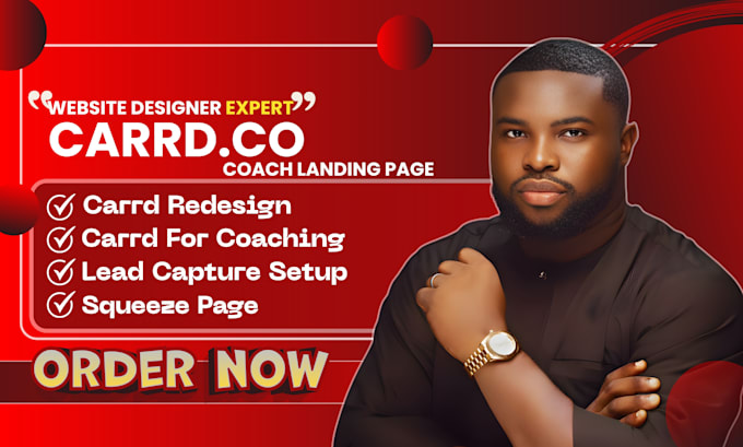 design carrd website, carrd landing page, redesign carrd website carrd co