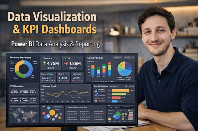 data visualization KPI dashboard power bi data analysis and reporting