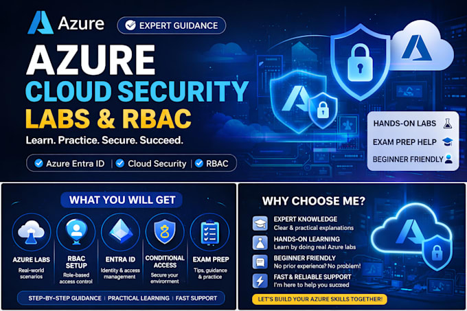 teach azure cloud security labs and rbac