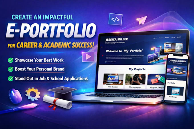 Create a professional eportfolio that will attract opportunities by ...