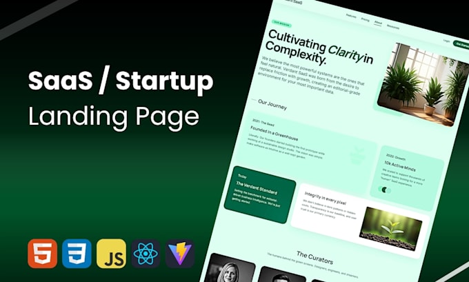 build a high converting saas and startup landing page