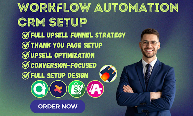setup crm work flow automation