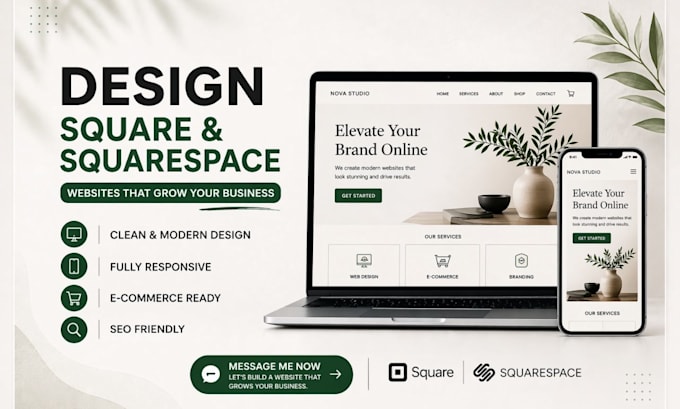 square website design redesign square online store square