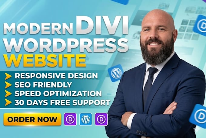 design or fix a professional wordpress divi website with divi 5 optimization