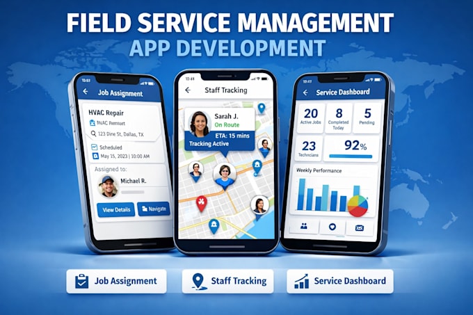 develop a field service management app for your business