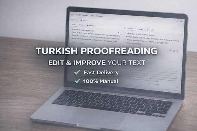 proofread and edit turkish texts professionally