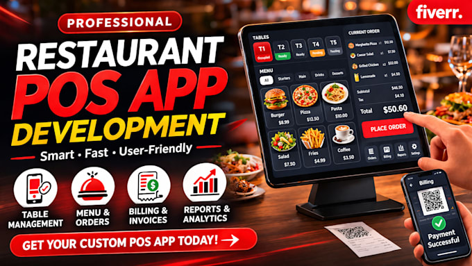 build a restaurant pos app with order management