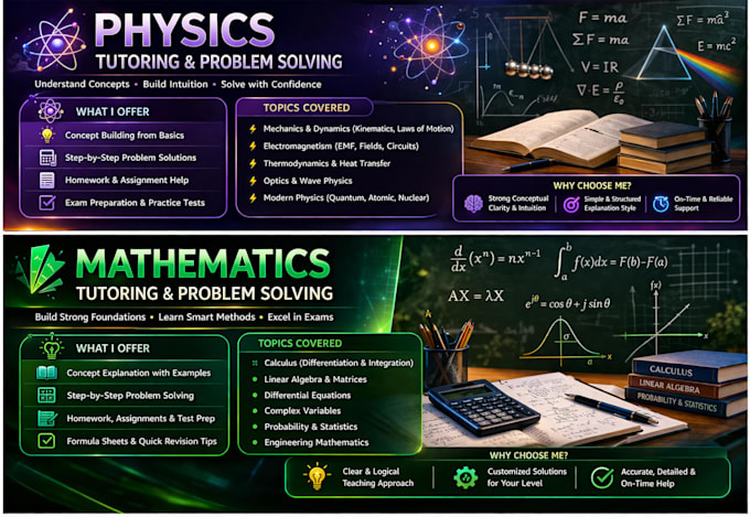 tutor physics related courses