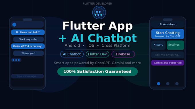build a flutter mobile app with ai chatbot integration