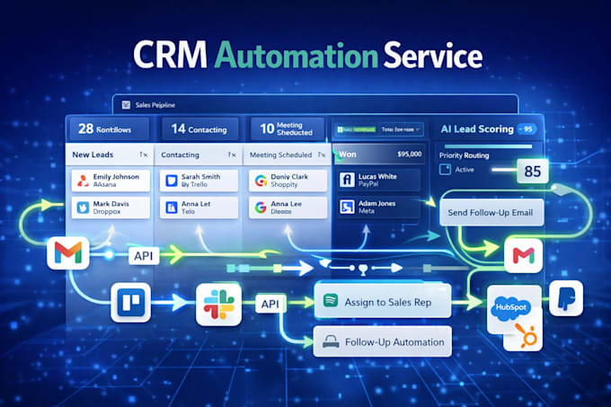 set up CRM automation with ai lead routing