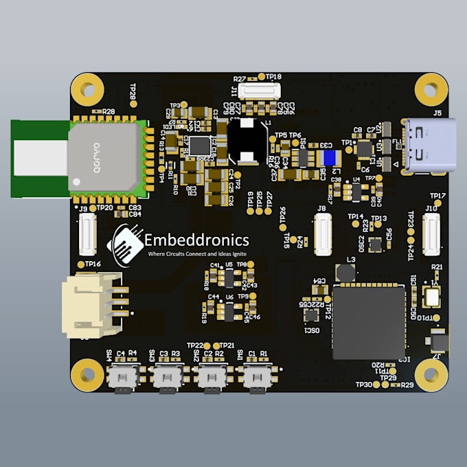 do led pcb electronics, schematic design, led lighting circuit mcu control board