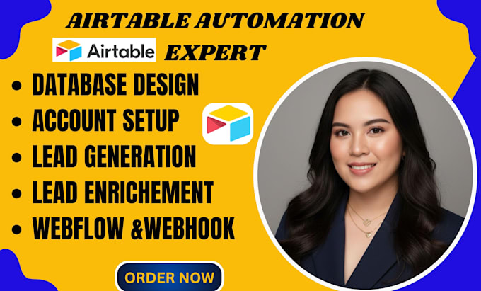 set up airtable database airtable automation softr web apps airtable expert