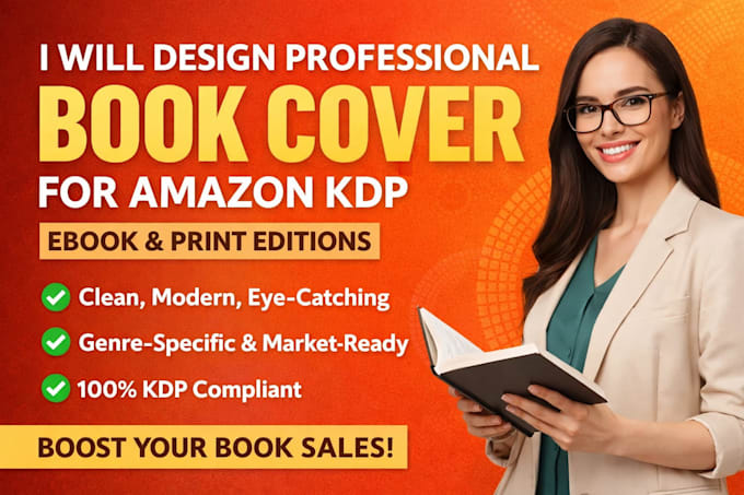 Design a professional book cover for amazon kdp and print by Sofia ...
