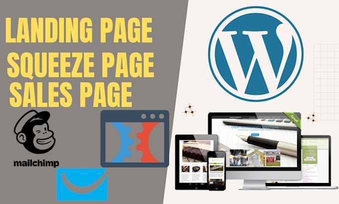 create wordpress landing page design wordpress ims lovable card landing page