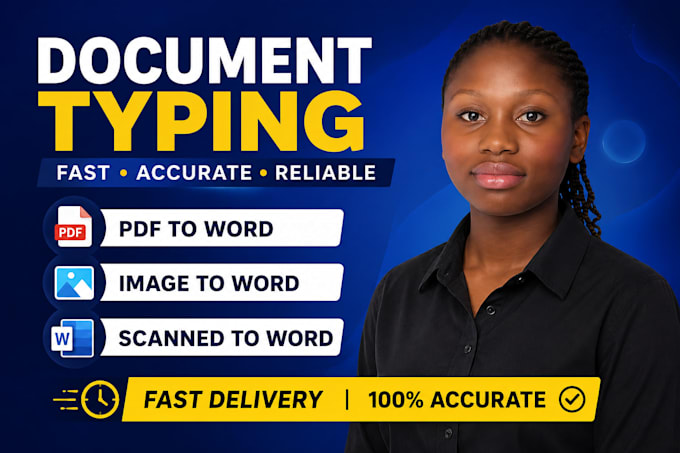 provide fast and accurate document typing services