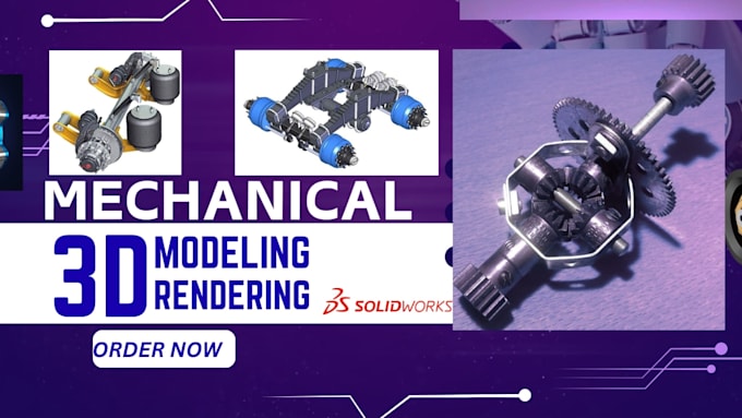 Modelli 3d cad, rendering di prodotto e progettazione meccanica in ...
