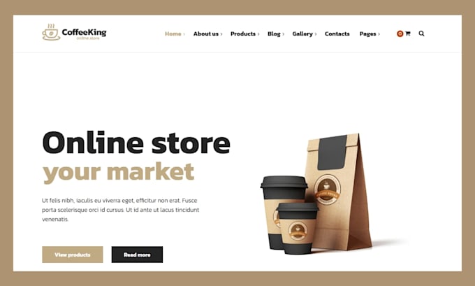 design coffee shopify store coffee logo coffee website coffee mug