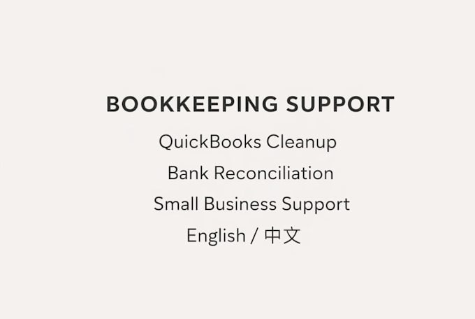 do accurate bookkeeping and quickbooks online cleanup