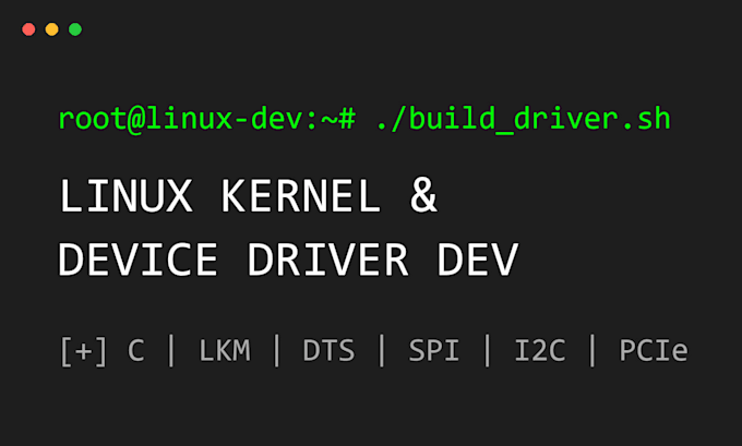 develop linux device driver